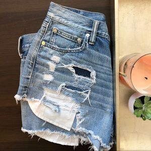 AEO Vintage Hi-Rise Festival Shorts